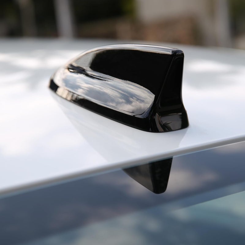 CKE Compatible with Honda Civic 2022-2026 for CR-V HR-V Accord 2023-2026 Accessories Car Shark Fin Antenna Topper Roof Aerial Cover Trim -Glossy Black - Image 4